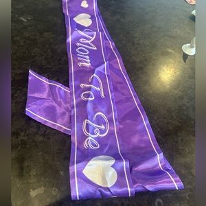 Mom to be sash for Baby Shower.